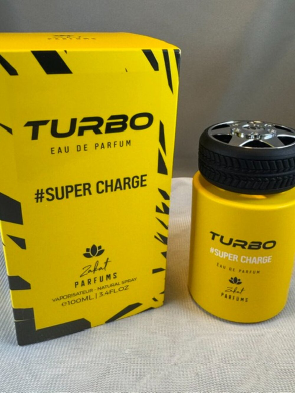 Zakat Turbo Super Charge Eau de Parfum Spray for Unisex 3.4oz New Opened Box $60